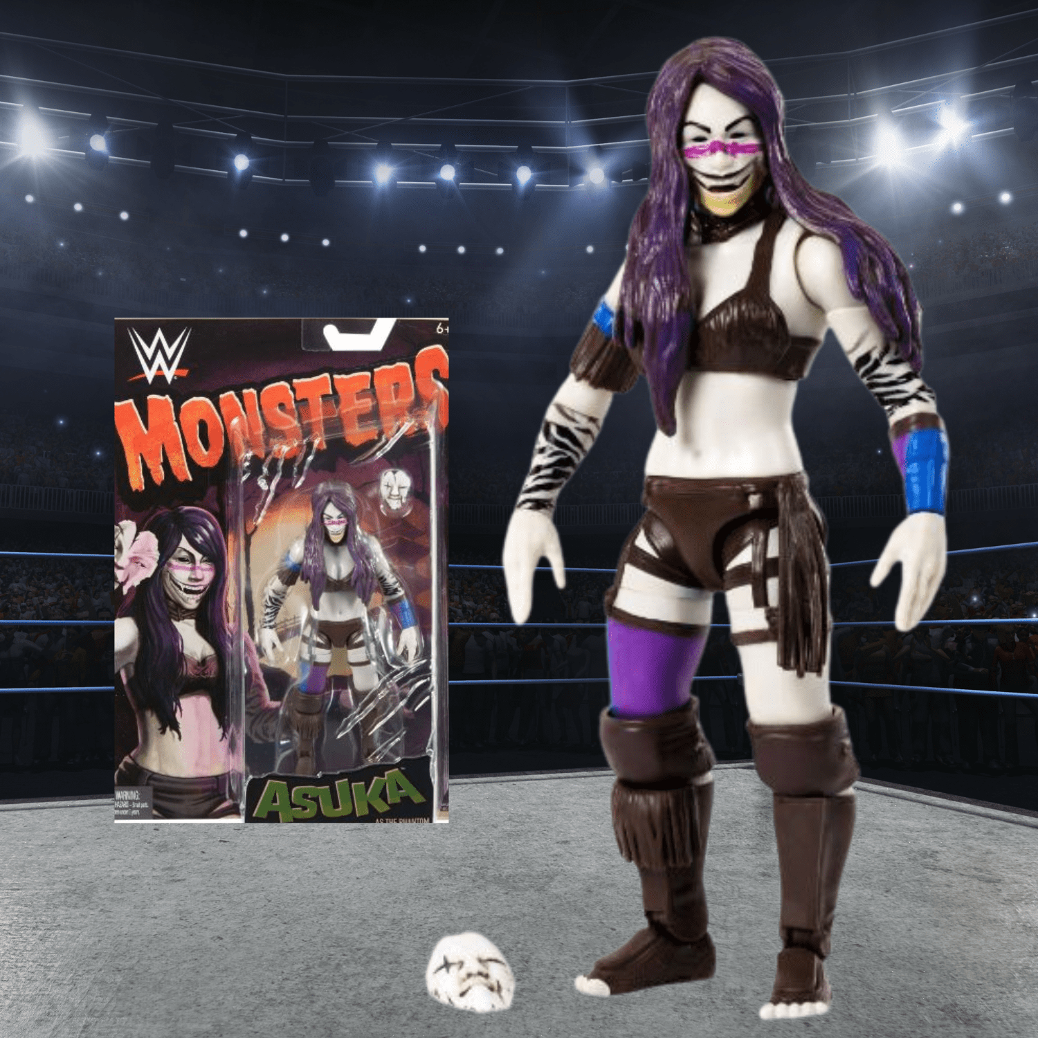 WWE Asuka The Phantom Monsters Action Figure, 12