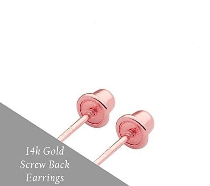 Art and Molly 14k Gold Earring Back Replacement Pair Screw-Back Clutch Unique Fit Only Brand Earrings Will NOT FIT Any Other Brand of Earrings