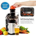 thumbnail image 2 of Extractor de jugos PowerXL SHL-90-SC acero y negro con accesorios, 2 of 5