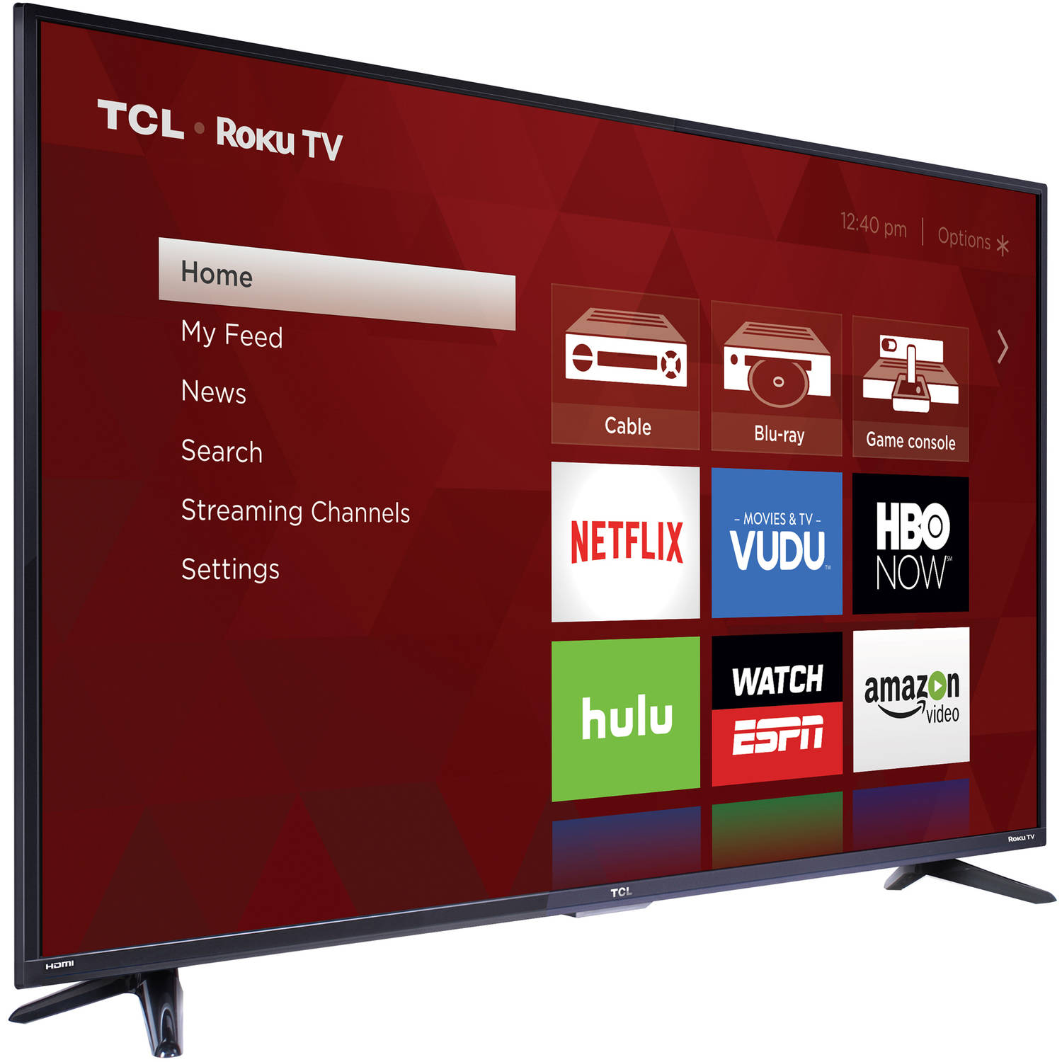 Refurbished TCL 55" Class 4K (2160P) Roku Smart LED TV (55US57) - image 2 of 6