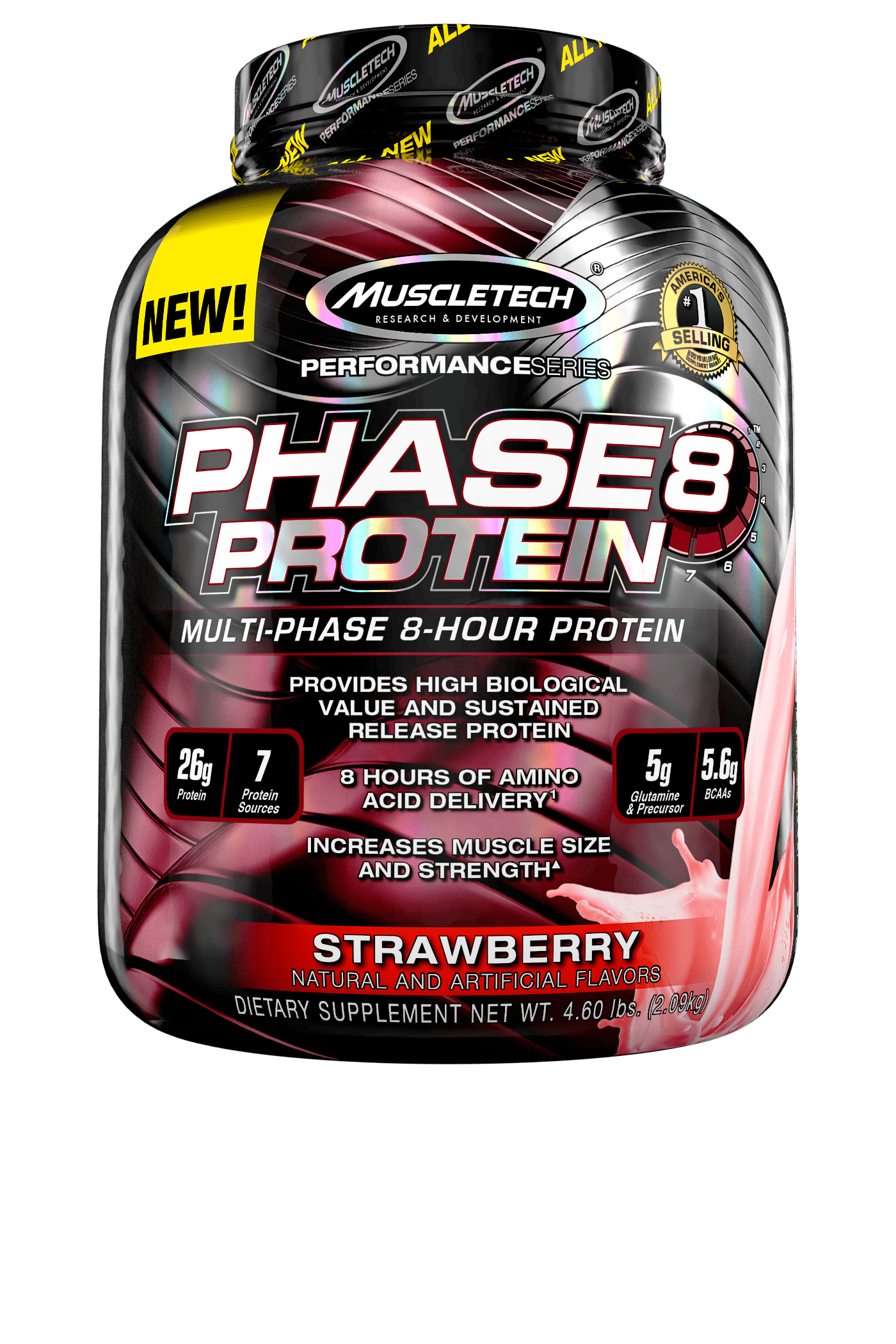 MuscleTech Phase8 Protein Supplement Bodybuilding Powder 907g /& 2090g