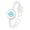 7-Original | White, variant on Single Bracelet Long Distance Relationship Bracelet for Couples | Sun Bracelet
