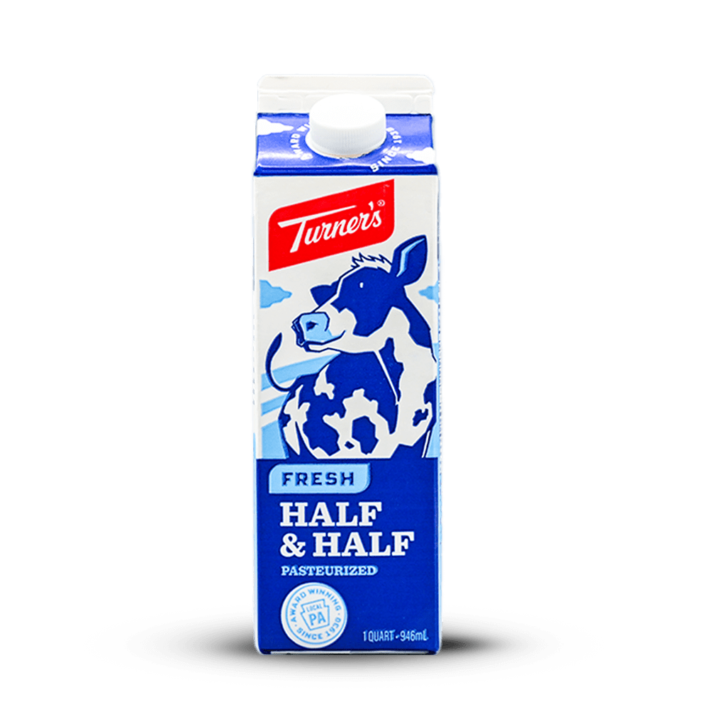 Turner Dairy Pure Half & Half, 1 Pint
