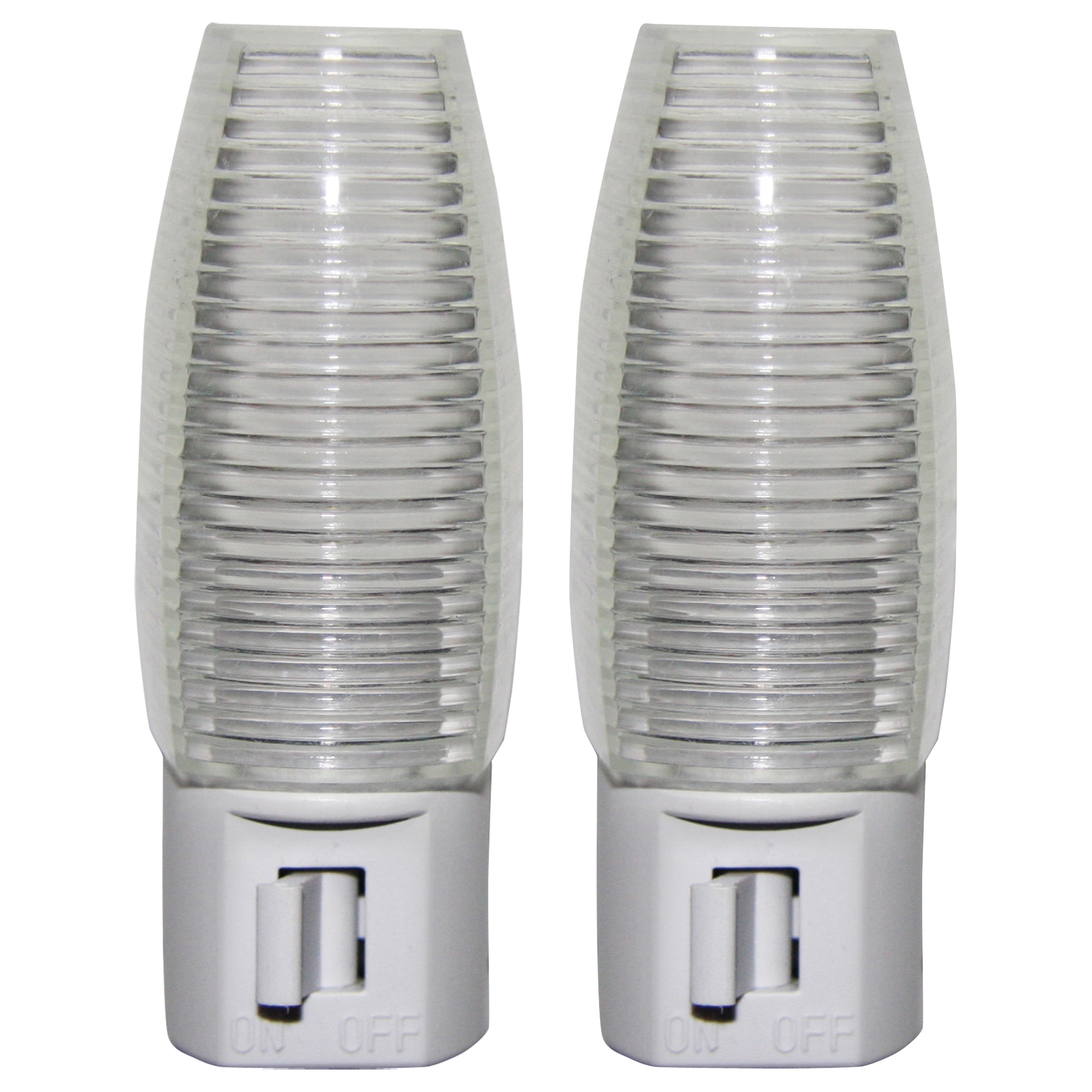 Meridian Great Value 2Pack LED Manual Night Light, Soft White