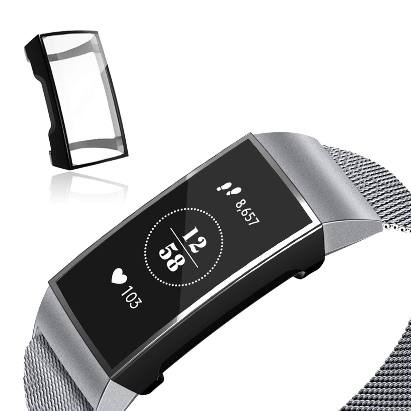 Smartwatch Screen Protector, EEEkit Ultra Slim Soft Full Cover Protective Case Scratch-Proof