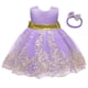 thumbnail image 3 of Vestido CMMCHAAH para niñas pequeñas, color morado, de 2 a 3 años, 3 of 5