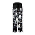 thumbnail image 5 of WILLBEST Pantalones Largos y Pijamas de Cintura Alta con Cordones Informales a La Moda para Mujer, Cómodos para Fiestas de Halloween y Fines de Semana. Chica, 5 of 5