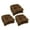 MultiColor, variant on Blazing Needles 16-inch Microsuede Rounded Back Chair Cushion, 16" x 16", Teal 2 Count