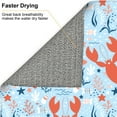thumbnail image 6 of Honeii Lobsters for Dish Drying Mat for Kitchen Counter, Non-slip Rubber Backed, Hide Stain Kitchen Super Absorbent Draining Mat, Dish Rack Pad, 6 of 8
