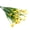 Yellow, variant on ZOELNIC 4Pc Artificial Flowers Outdoor Fake Flowers for Home Decoration, Calla Lily Simulation Flower Bridal Wedding Bouquet Real Touch Photography Props, White