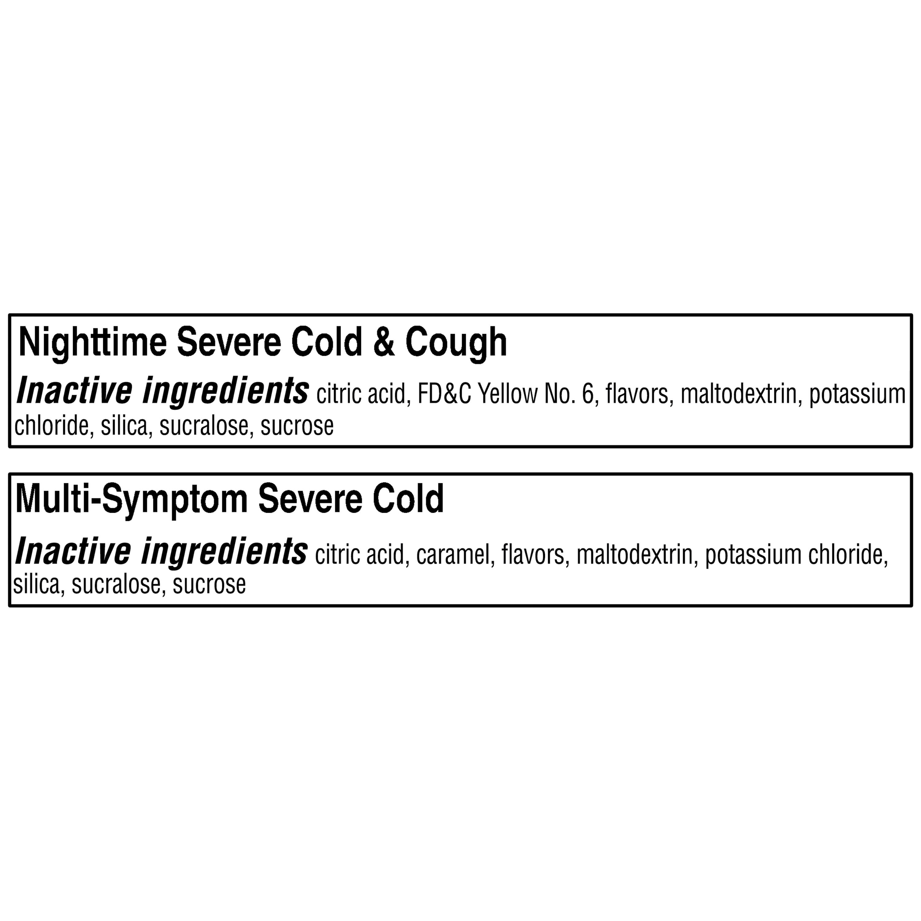 Equate Daytime and Nighttime Severe Cold & Cough Multi-Symptom Relief Combo Pack, 12 Count
