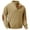 Khaki, variant on SNOWSONG Quarter Zip Pullover Men, Golf Pullover Men's Long Sleeve Corduroy Hoodless Sweatshirt Top with Pocket, Sweatshirts for Men Mens Pullover Beige 2XL