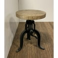 thumbnail image 2 of Industrial Adjustable Rustic Crank Stool, 2 of 4
