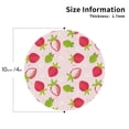 thumbnail image 2 of Bingfone Vintage Hand Drawn Strawberry Leather Drinks Coasters with Set of 6,Suitable for Home Kitchen,Coffee Cup Coasters Home Gift, 2 of 7