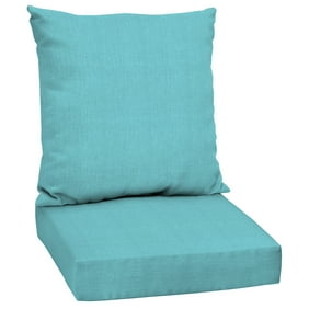 Mainstays Solid Turquoise 43 1 Piece Outdoor Dining Chair Cushion