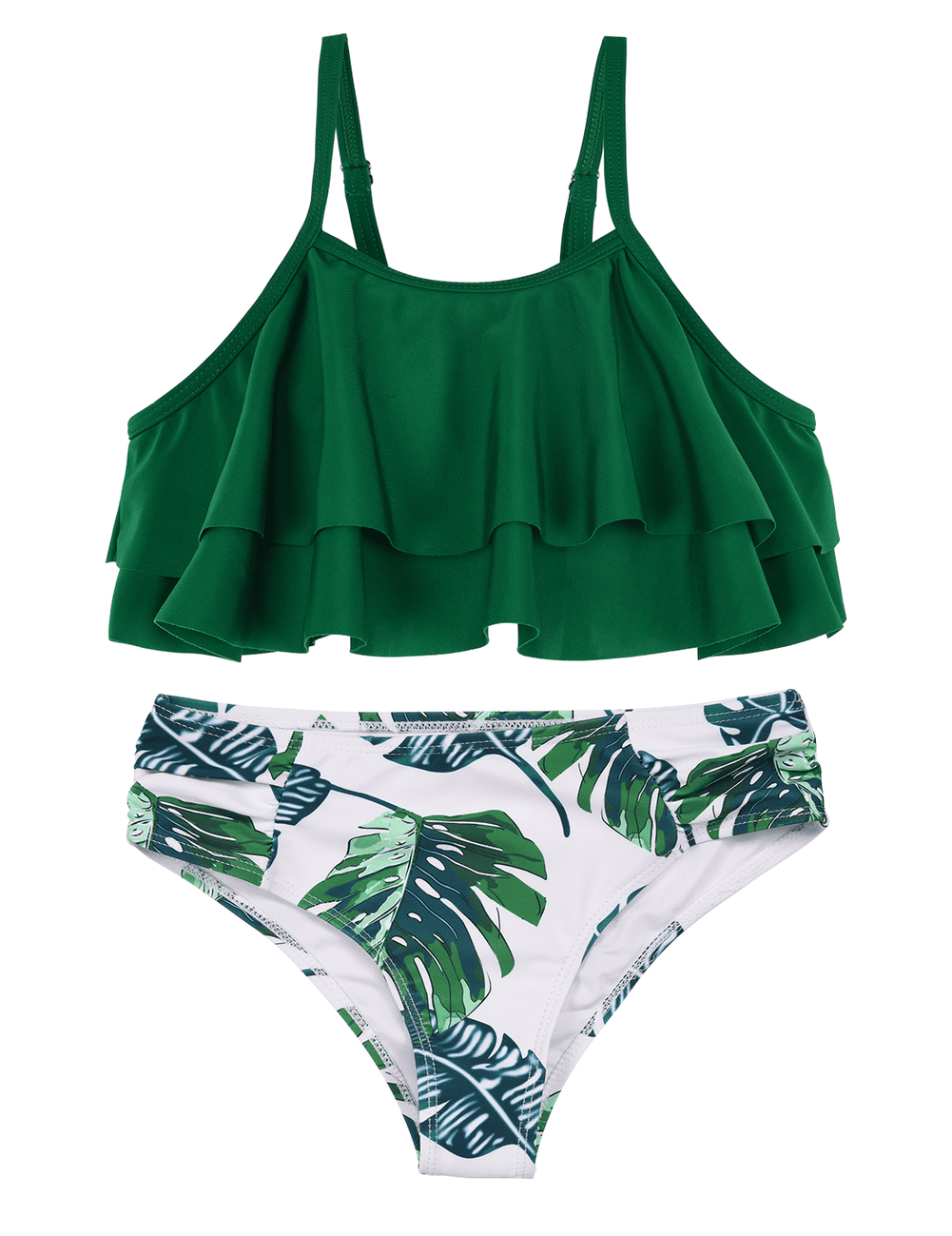 Hilor Girl's Bikini Swimwear Set Two Piece Swimsuits Kids Bathing Suits