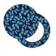 thumbnail image 2 of Disketp Blue Butterfly Funda Redonda para Taburete, Funda de Cojín para Silla de Bar Suave y Elástica-13 inch, 2 of 7