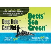 Betts Sea Green Deep Hole Cast Net 8' Mono 5/8" Mesh, 14-8-DH