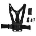 thumbnail image 4 of Support de Poitrine pour Selfie, Harnais de Poitrine en ABS Extensible Angle Réglable Main Libre avec Clip de Téléphone pour Ski, 4 of 7