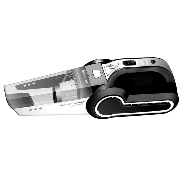 Aspiradora para automóvil Zulema portátil con cable 120 W Limpieza interior DC negra