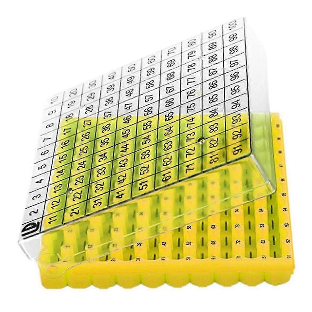 Tube Box Frozen Storage Tube Box Sample Frozen Box Flip Tube Box 100 Cell 0.5ml 1 Piece