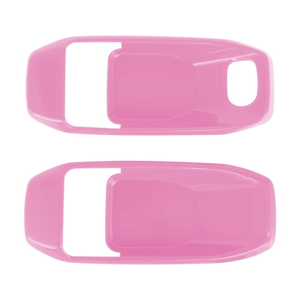 Cubierta del Tazón del Mango de la Puerta Interior para Jeep Wrangler Gladiator JT 2DR 2018-2024 Marco de Decoración del Mango de la Puerta Interior Rosa ABS 2 Pcs