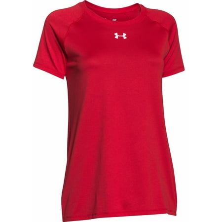 Women's Under Armour 1268481 UA Tech Locker Short Sleeve Shirt Red