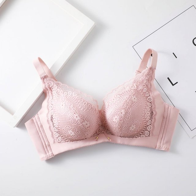 Sujetador push up de copa plana ajustable de 8 cm con copa no vacía extra gruesa para mujer, ropa interior de pecho pequeño, antiflacidez