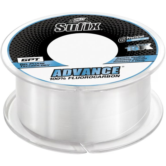 Sufix Advance Ice Fluorocarbon Fishing Line 4lb 50yd Clear