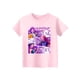 thumbnail image 3 of Moonsky Camisetas pop Hunt-ers de manga corta, jersey con estampado HUNTR/X, camisetas de verano, camisetas casuales holgadas para niñas, ropa gráfica Rosa 130, 3 of 3