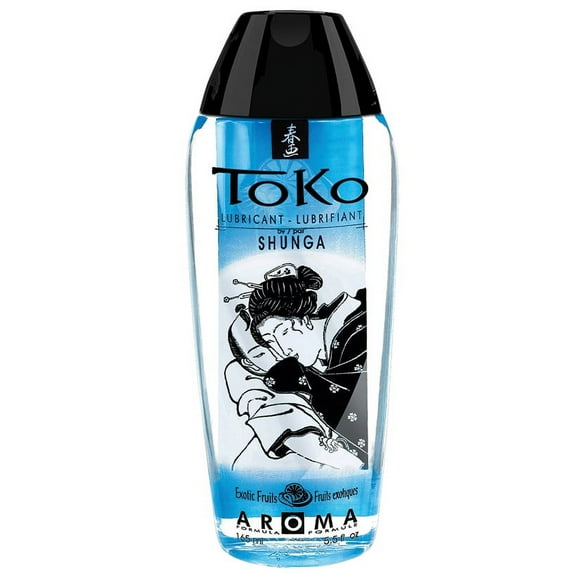 Shunga Lubrifiant Personnel à Base d'Eau Aromatisé Toko, Fruits Exotiques 5,5 oz