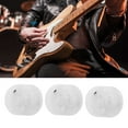 thumbnail image 4 of Guitar Volume Knob, Instrument Decor Wide Application 3Pcs Electric Guitar Knob With Wrench For Adjusting White, 4 of 8