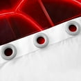thumbnail image 4 of Erosebridal Girls Football Curtains and Drapes (38x54),Sports Game BlackoutCurtains for Bedroom,Red Geometric Glowing Plaid Curtains Pack of 2 (38x54),Microfiber Bedroom Decor, 4 of 7