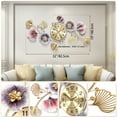 thumbnail image 4 of 33"Large Wall Clock – 3D Metal Ginkgo Leaf Decorative Wall Clock, Non-Ticking Wall Clocks Battery Operated, Modern Clocks for Living Room, Gift-Ready for Home or Office, 4 of 7