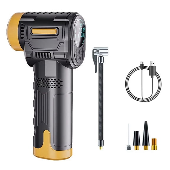 1 set * Portable Electric Car Tire Inflator-Black