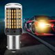 thumbnail image 1 of 144SMD LED Bombilla de freno de coche 1200LM Baja temperatura, 6000K /IP67 Bombilla de señal de giro Luz de marcha atrás para luces traseras Piezas de 150 ángulo Macarena Luz de bombilla de freno de coche, 1 of 8