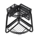 thumbnail image 1 of Estante para secar platos sobre el fregadero escurridor de esquina Triangular de 2 niveles plato plegable de acero al carbono, 1 of 8