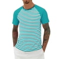 thumbnail image 2 of Big and Tall T Shirts for Men Comfortable Loose Fit Round Neck Holiday Tee Short Sleeve Summer Tees Casual Plain Shirts, 2 of 5