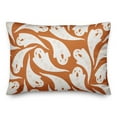 thumbnail image 2 of Creative Products Ghost Pattern Orange 14x20 Spun Poly Pillow, 2 of 3