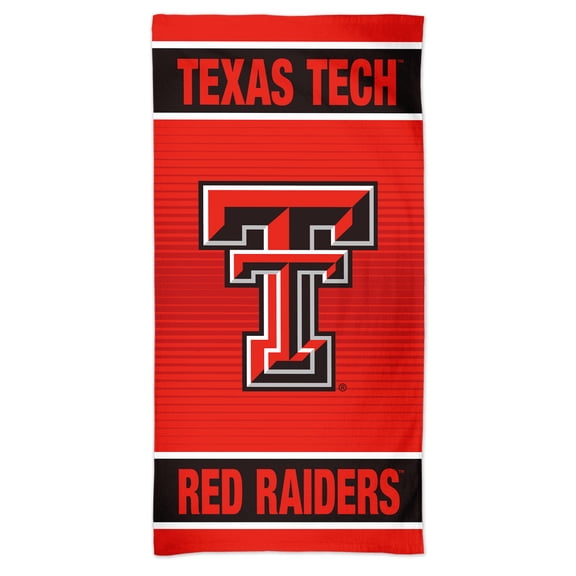 NCAA Texas Tech Team Graphics 30" x 60" Beach Towel