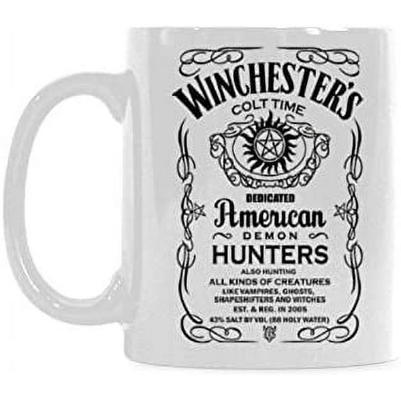 Funny Christmas Mug - Winchester Bros Coffee Mug Ceramic Material Mugs Tea Cup White 11oz