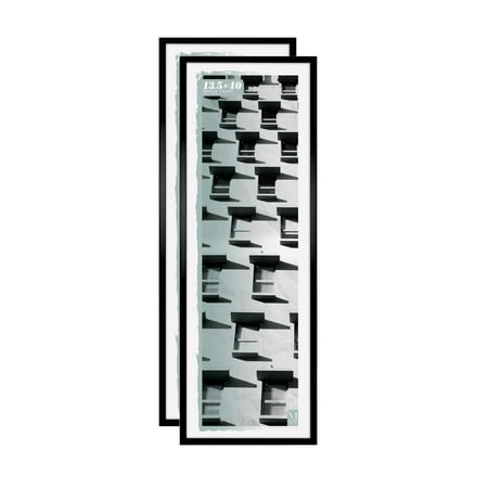 MCS Foundation 16x24 Poster Frame Traditional Brass, Vertical & Horizontal Wall Hanging Large Picture Frame for Photos, Posters & Art Prints (1-Pack)