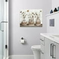 thumbnail image 2 of Farmhouse Bathroom Decor Wall Art Rustic Cotton Flower Bathroom Pictures Canvas Print Country Bathroom Relax Soak Unwind Sign Artwork Aesthetic Home Decor for Bathroom Framed Ready to Hang 12"x16", 2 of 6