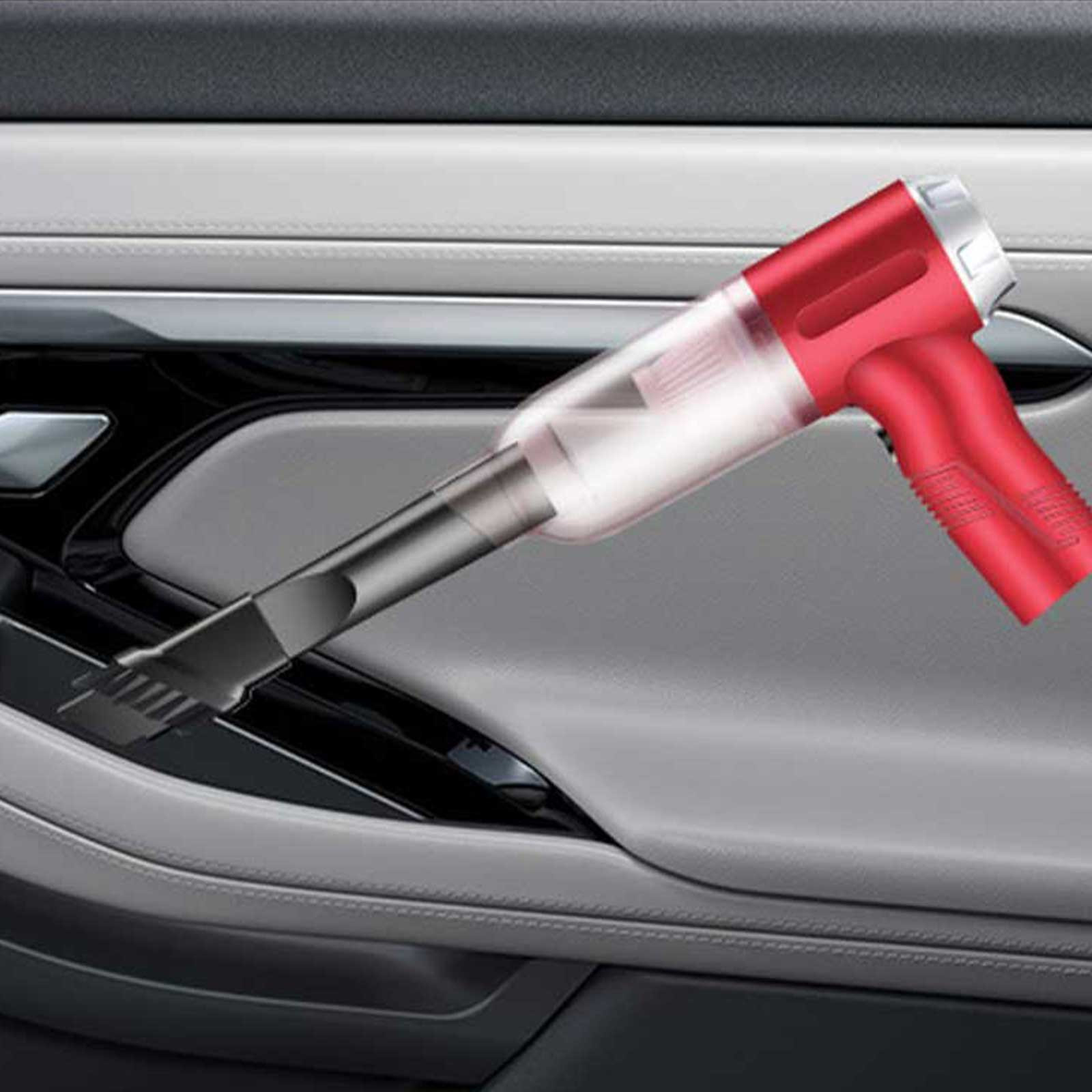 Shldybc Car Mounted Vacuum Cleaner, Wireless Portability High Suction