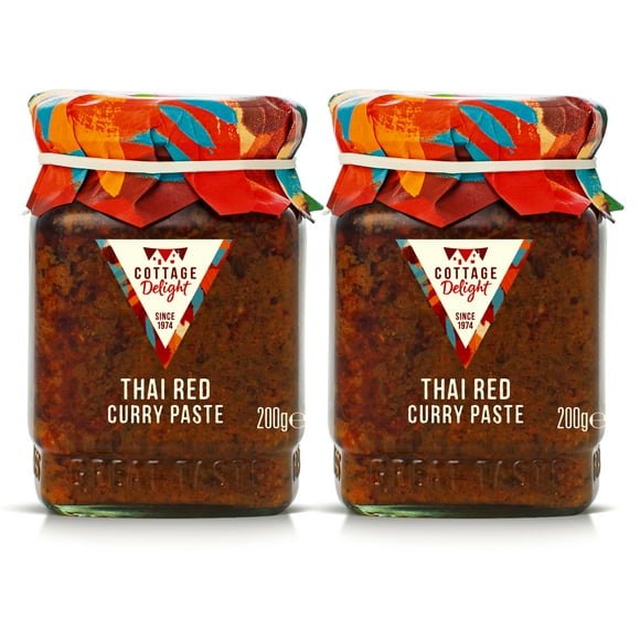 Cottage Delight Thai Red Curry Paste 200g (2 pack)