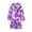 Purple Horse, variant on 2-12Y Little Boys Girls Hooded Bathrobe Toddler Cartoon Robe Sleepwear