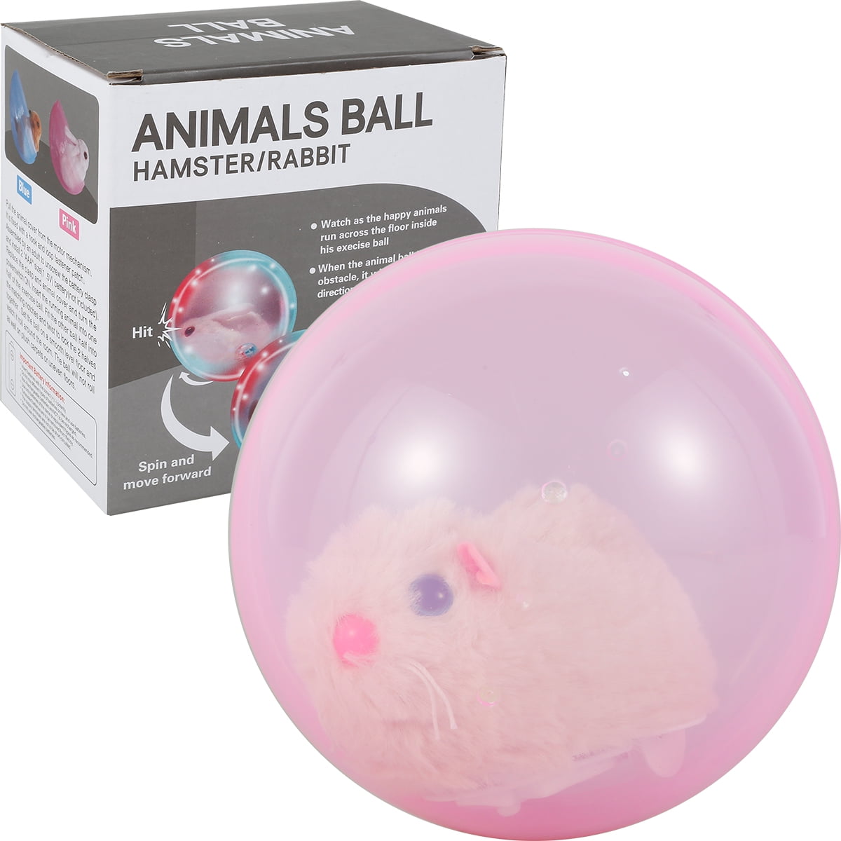 Retrok Hamster Ball Electric Toy Electric Hamster Rolling Ball Toy Cute Cartoon Animal Ball Toy Self Rotating Toy Plush Hamster Electric Toys Animal Running Ball for Kids Pet Playing Retrok Hamster Ball Electric Toy Electric Hamster Rolling Ball Toy Cute Cartoon Animal Ball Toy Self Rotating Toy Plush Hamster Electric Toys Animal Running Ball for Kids Pet Playing