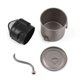 thumbnail image 1 of 400ml Pour Over Kettle Gooseneck Coffee Kettle Ti Folding Handle Water Kettle with Lid and Coffee Filter, 1 of 5