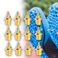 thumbnail image 1 of 12 piezas de púas de repuesto para zapatas de pista, púas de pista profesionales de metal de 7 mm Estilo A, 1 of 8
