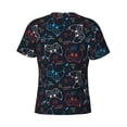 thumbnail image 6 of Vsdgher Joystick Gamepad Print Men's Dry Fit Mesh Athletic Shirts Moisture Wicking Tennis T-Shirt Tops, 6 of 9